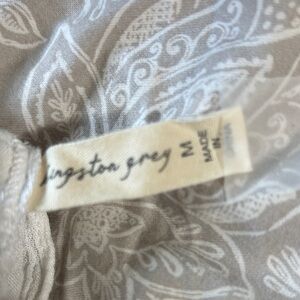 Augustine Grey Patterned Fabric